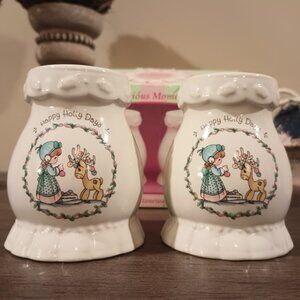 Precious Moments Christmas Candle Holders